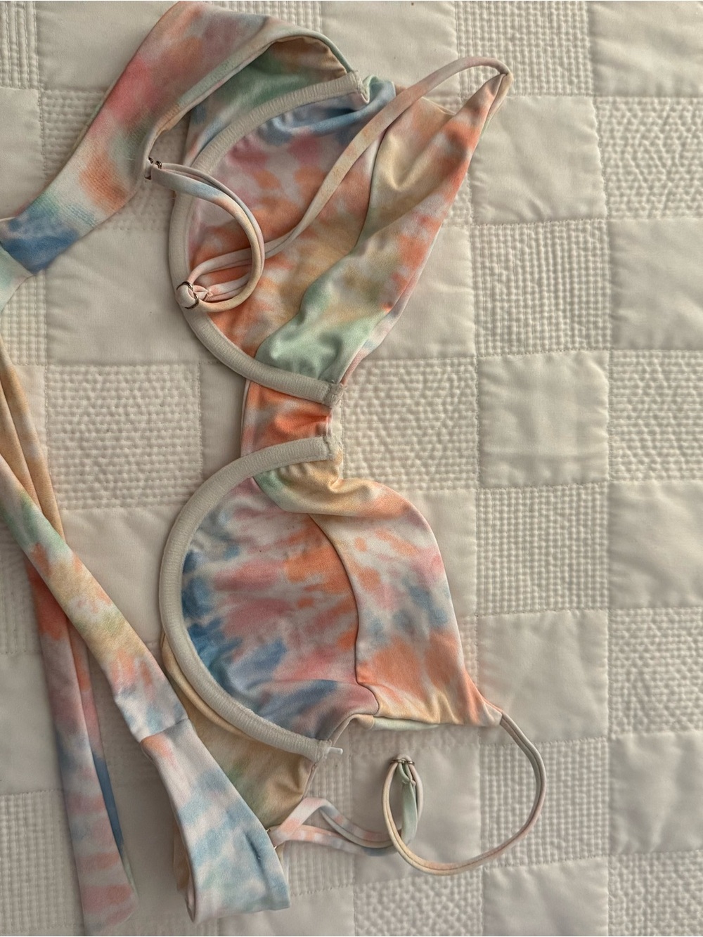 Skatie Kate top - salty blonde tie dye